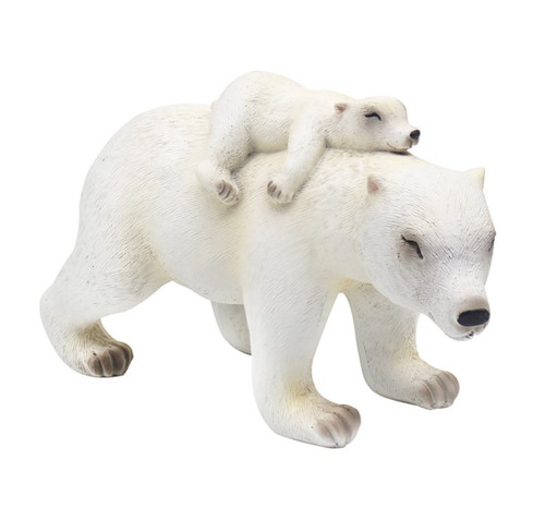 Polar bears ornament sleeping - bears,