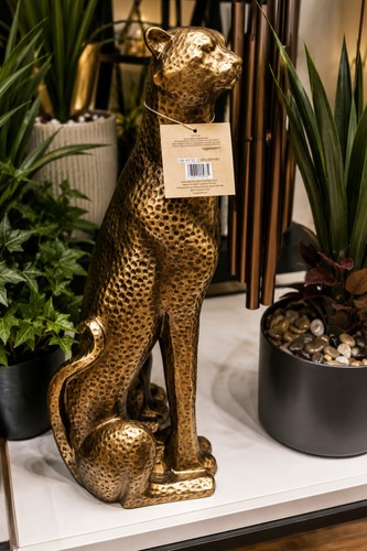 Large leopard ornament - leopard,