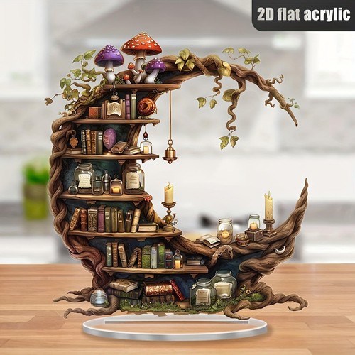 Bookshelf statue - 2d,