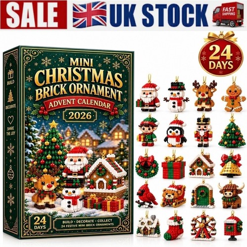 Mini christmas brick ornament - mini,