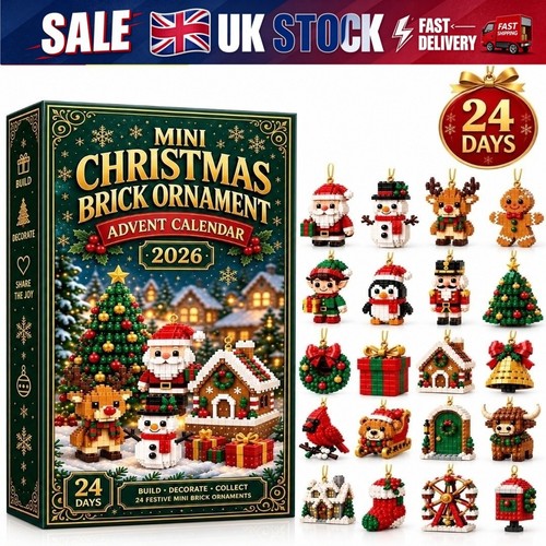 Mini christmas brick ornament - mini,