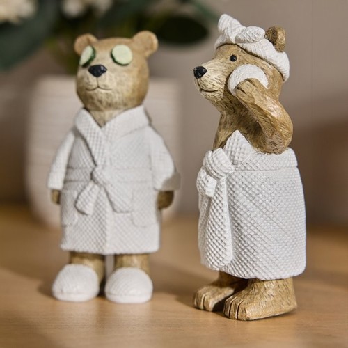 Bertie bear set ornaments - of,