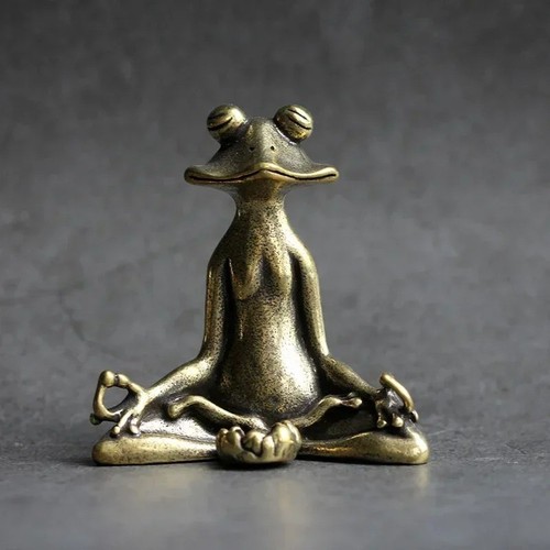 Antique brass meditation zen - antique,