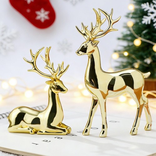 Pair deer ornament reindeer - deer,