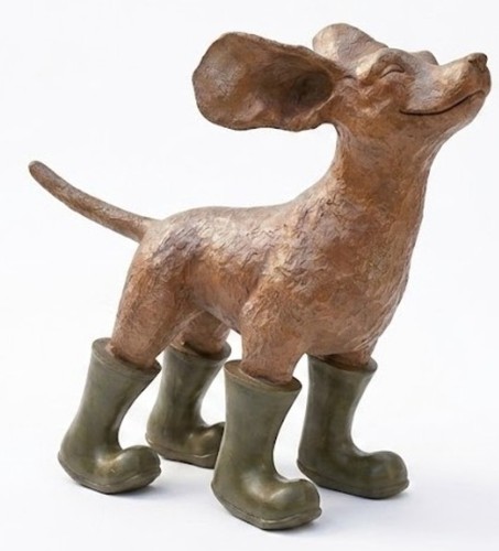 Dog ornament wind garden - dog, in