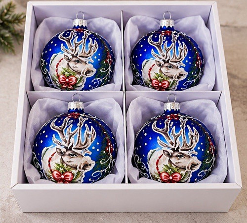 Blue reindeer set - blue, of