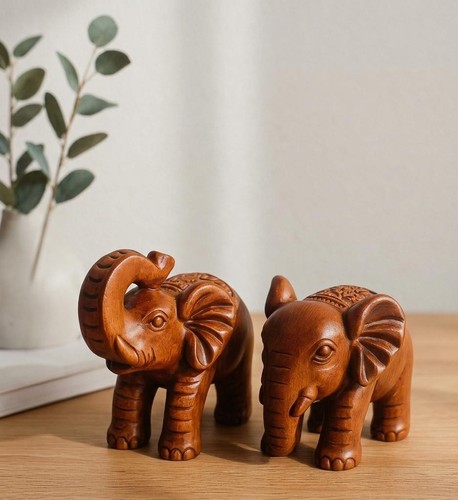 Elephant ornaments figurines - ornaments,