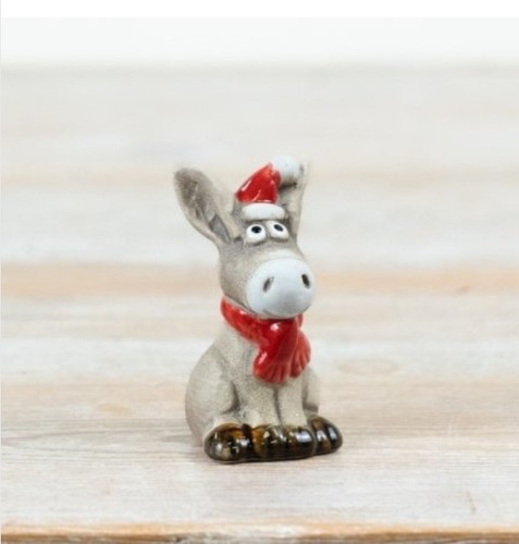 Christmas donkey ornament - christmas,