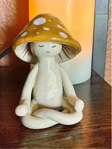 1pc cute yoga mushroom - cute,