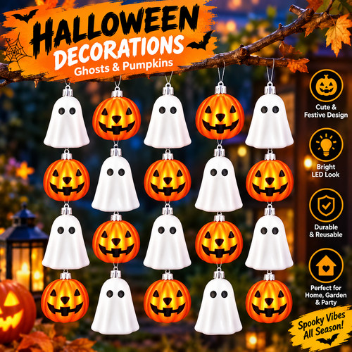 6pcs halloween ghost - 12/6pcs,