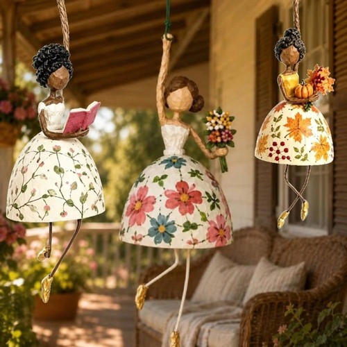Dancing lady hanging ornament - lady,