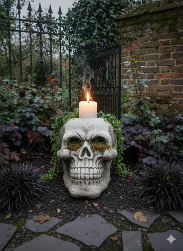 Large skull garden - large,