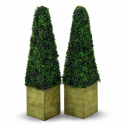 Set artificial topiary - of,