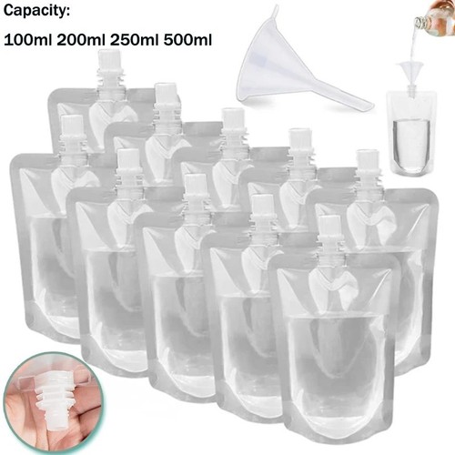 Clear plastic spouted liquid - spouted,