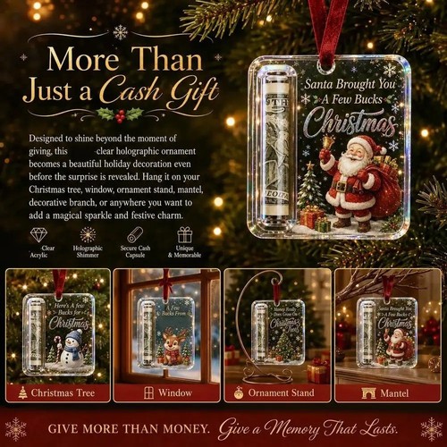 Christmas money holder - money,