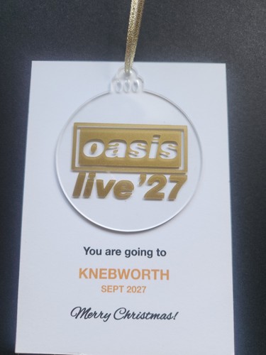 Oasis knebworth acrylic - oasis,