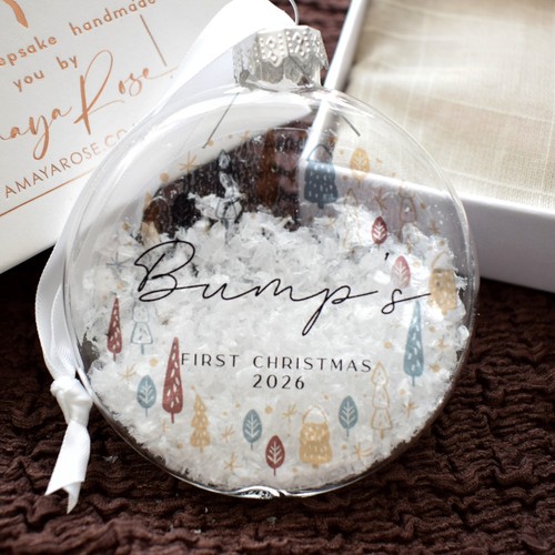 Bump first christmas bauble - bump's,