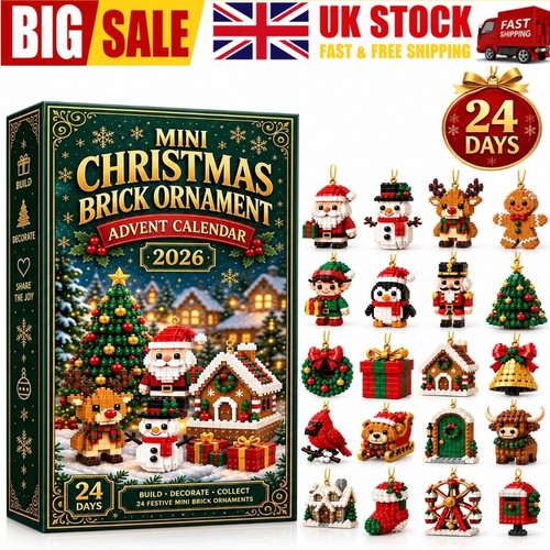 Mini christmas brick ornament - mini,