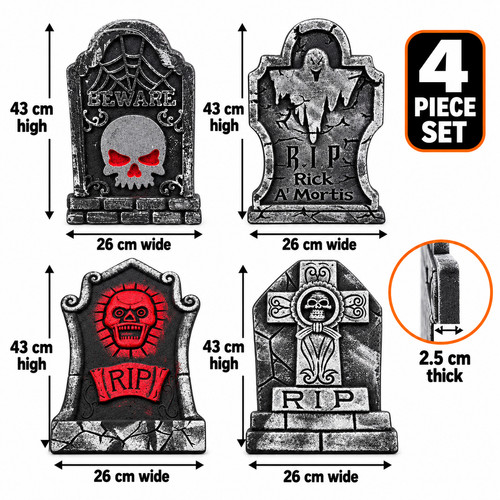 Set halloween tombstones - halloween,