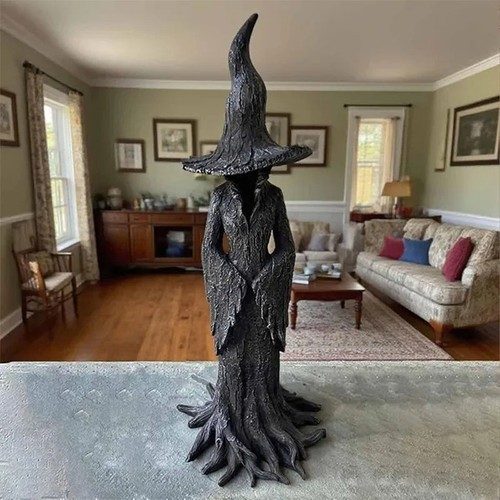 Witch statue resin - resin, craft
