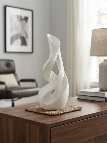 Twisted vase modern home decor - vase,