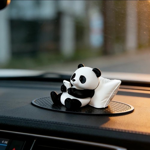 Panda sculpture ornament - sculpture,