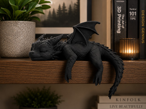 Sleeping baby dragon - sleeping,