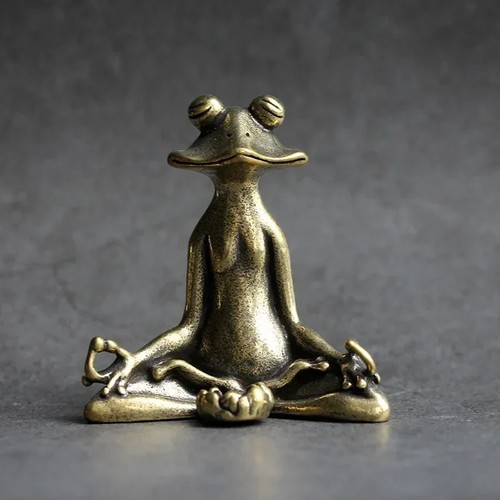Antique brass meditation zen - antique,