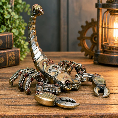 Steampunk scorpion ornament - scorpion,