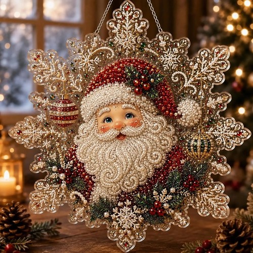 Christmas pearl diamond art - diamond,