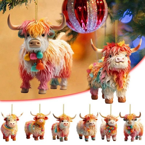 15x merry christmas cow - 15x,