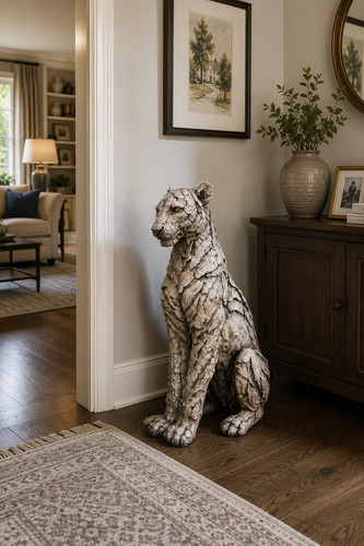 Premium resin leopard - resin,