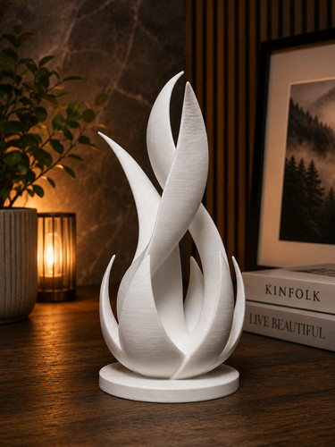 Modern abstract flame - abstract,