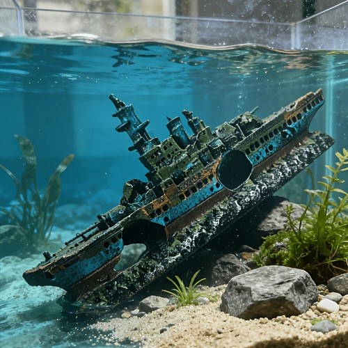 Aquarium fish tank ornament - aquarium,