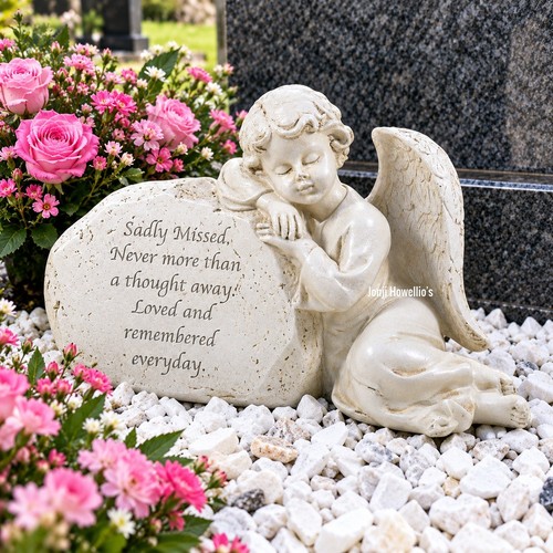 Memorial angel ornament - memorial,