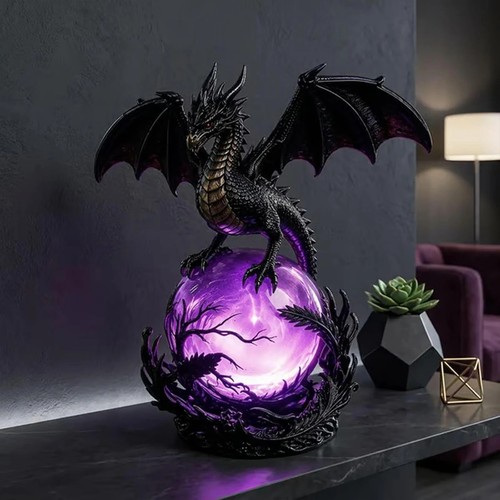 Halloween gothic dragon led - dragon,